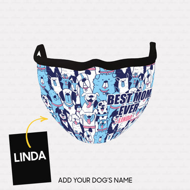 Personalized Dog Gift Idea - Dog Face For Dog Lovers 1 - Cloth Mask
